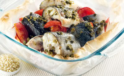 Branzino al cartoccio