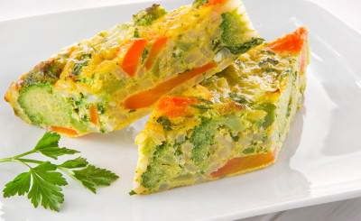 Frittata di riso con le verdure