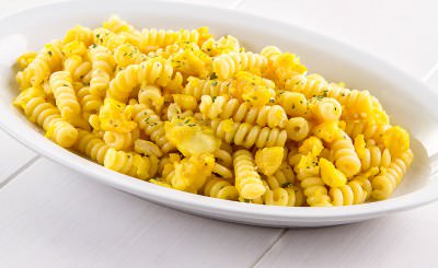 Fusilli nasello e zafferano