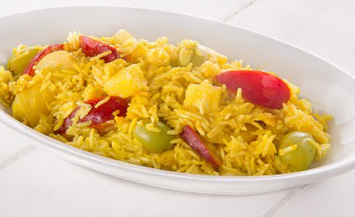 Riso basmati con frutta