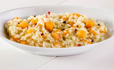 Risotto al pepe rosa