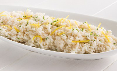 Risotto limone e erba cipollina