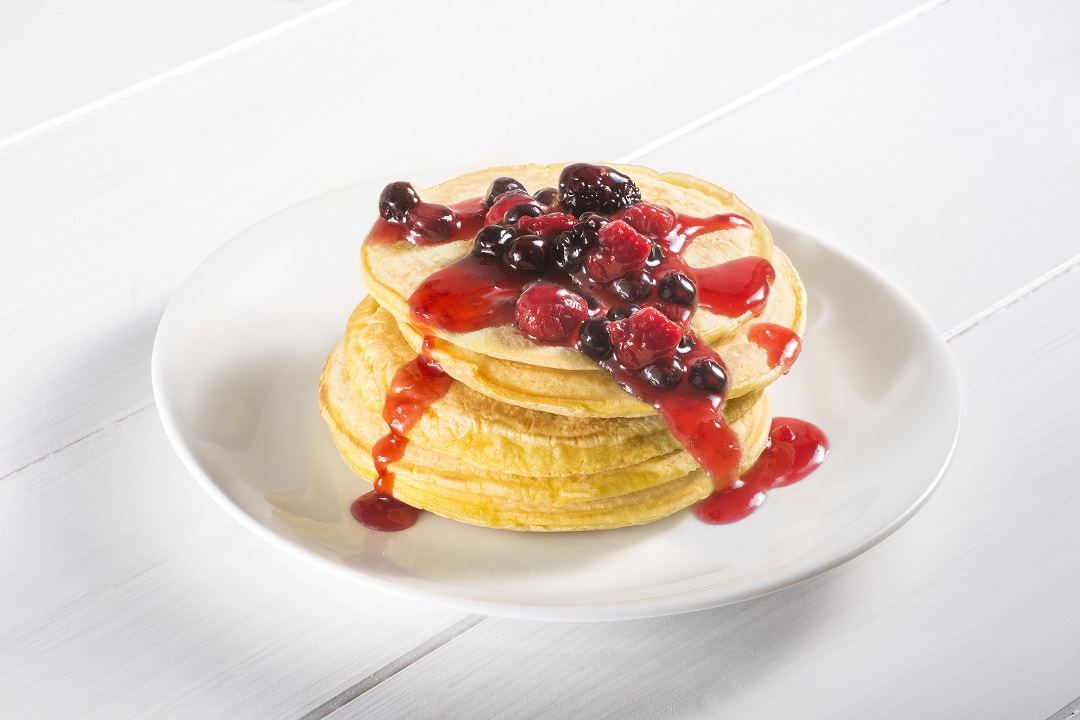 Pancake con frutti di bosco