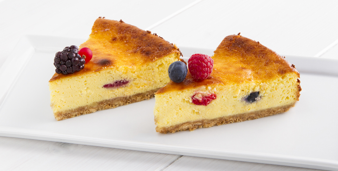 Cheesecake con frutti di bosco