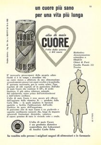 Pubblicità Olio Cuore 1960 - 2