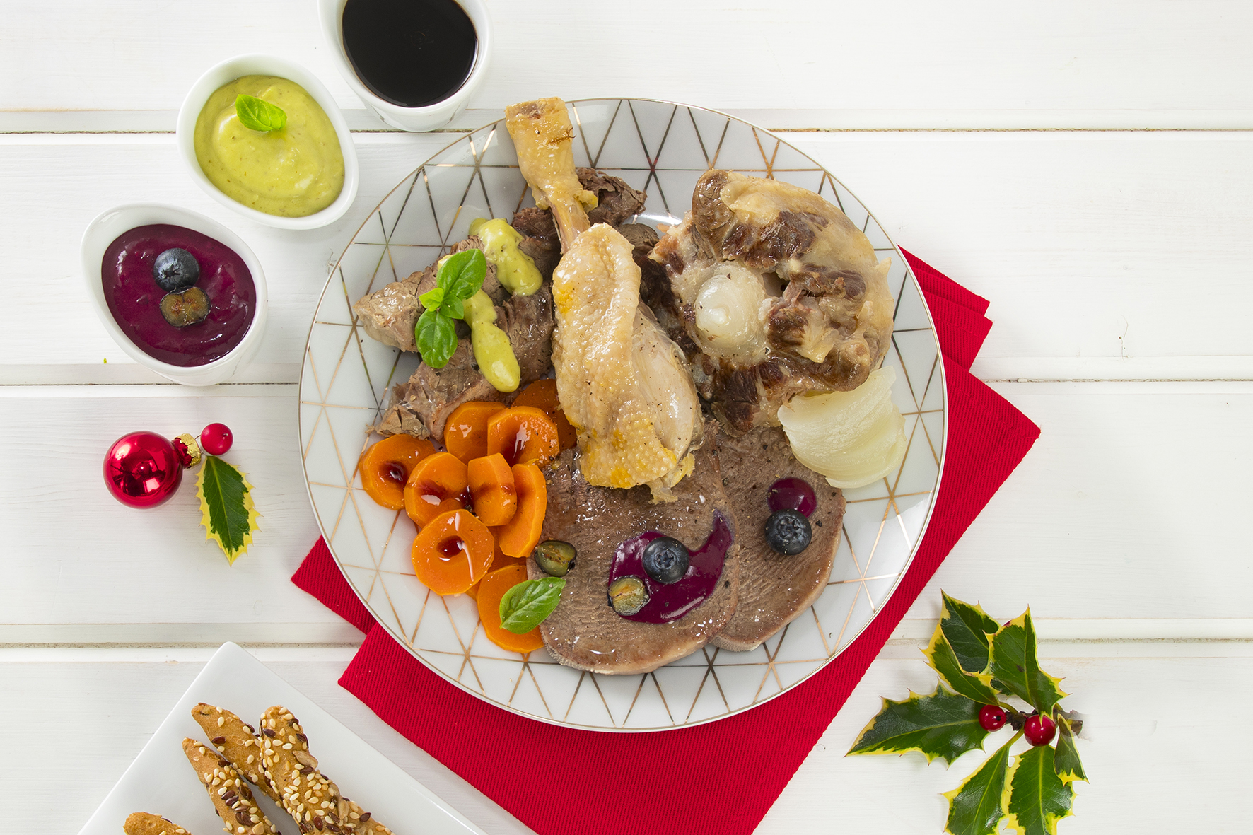 Bollito misto alle 3 salse
