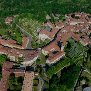 Veduta aerea della città di Biella